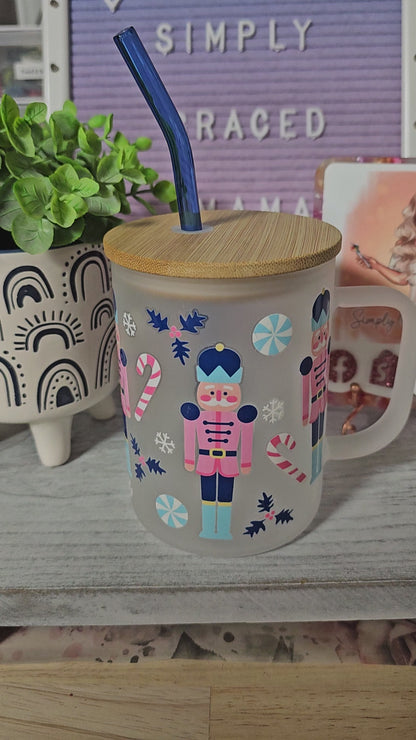 Nutcracker Frosted Mug