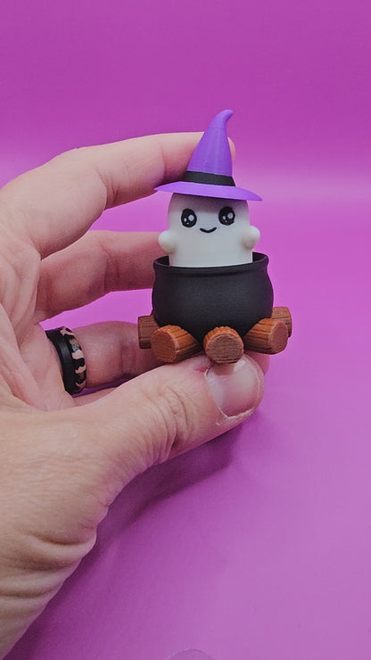 Witchy Campfire Ghost Clicker Fidget