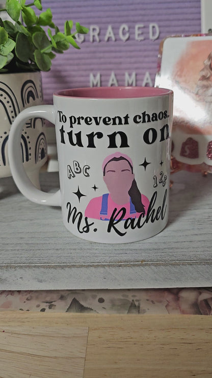 To Prevent Chaos...Turn On Ms. Rachel - Pink