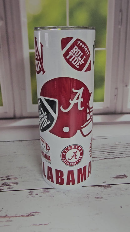 Alabama Football Tumbler