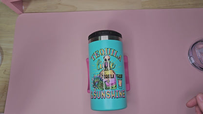 Tequila Lime & Sunshine Interchangeable Can Koozie