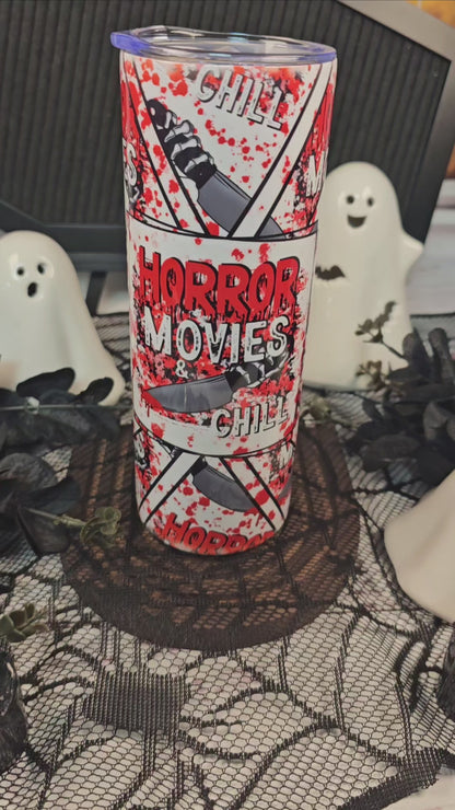 Horror Movies & Chill Tumbler