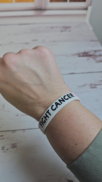 Fight Cancer Breast Cancer Wristband