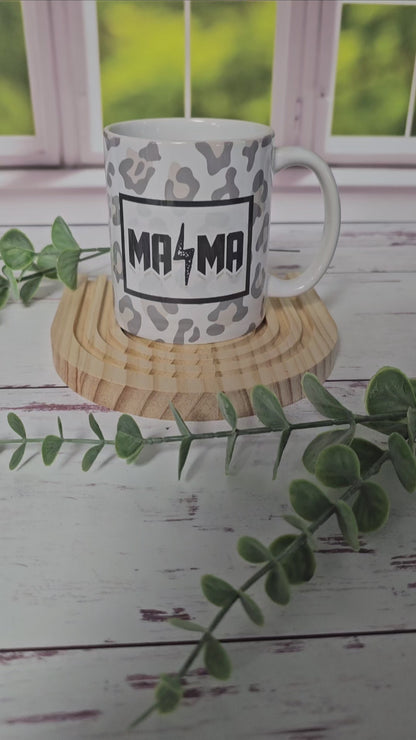 Mama Leopard Print Mug