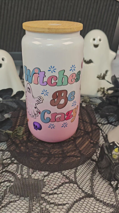 Witches Be Crazy Libbey Glass Cup