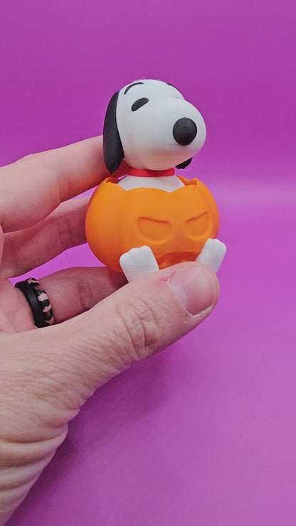 Pumpkin Snoopy Clicker Fidget