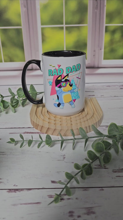 Bluey Rad Dad Coffee Mug - 15oz