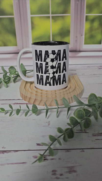 Soccer Mama Mug - Black