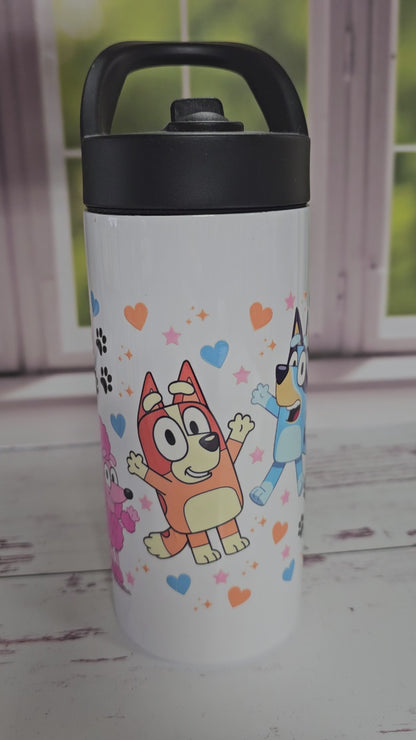 Bluey Themed Kids Water Bottle