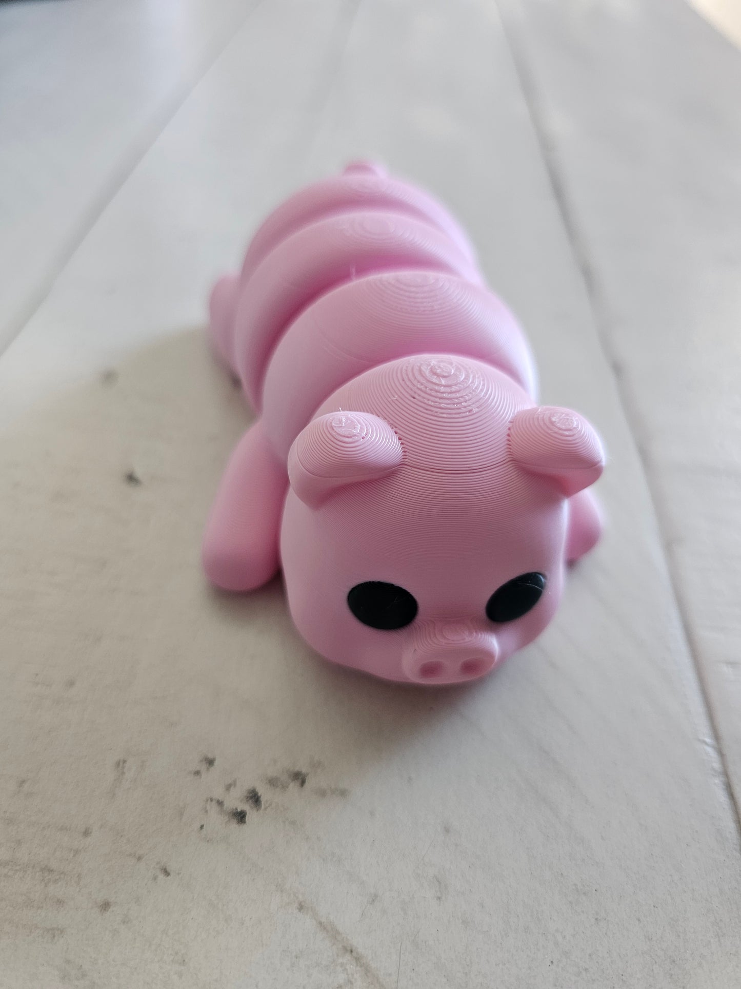 Cute Chunky 3D Printed Pig Fidget Toy
