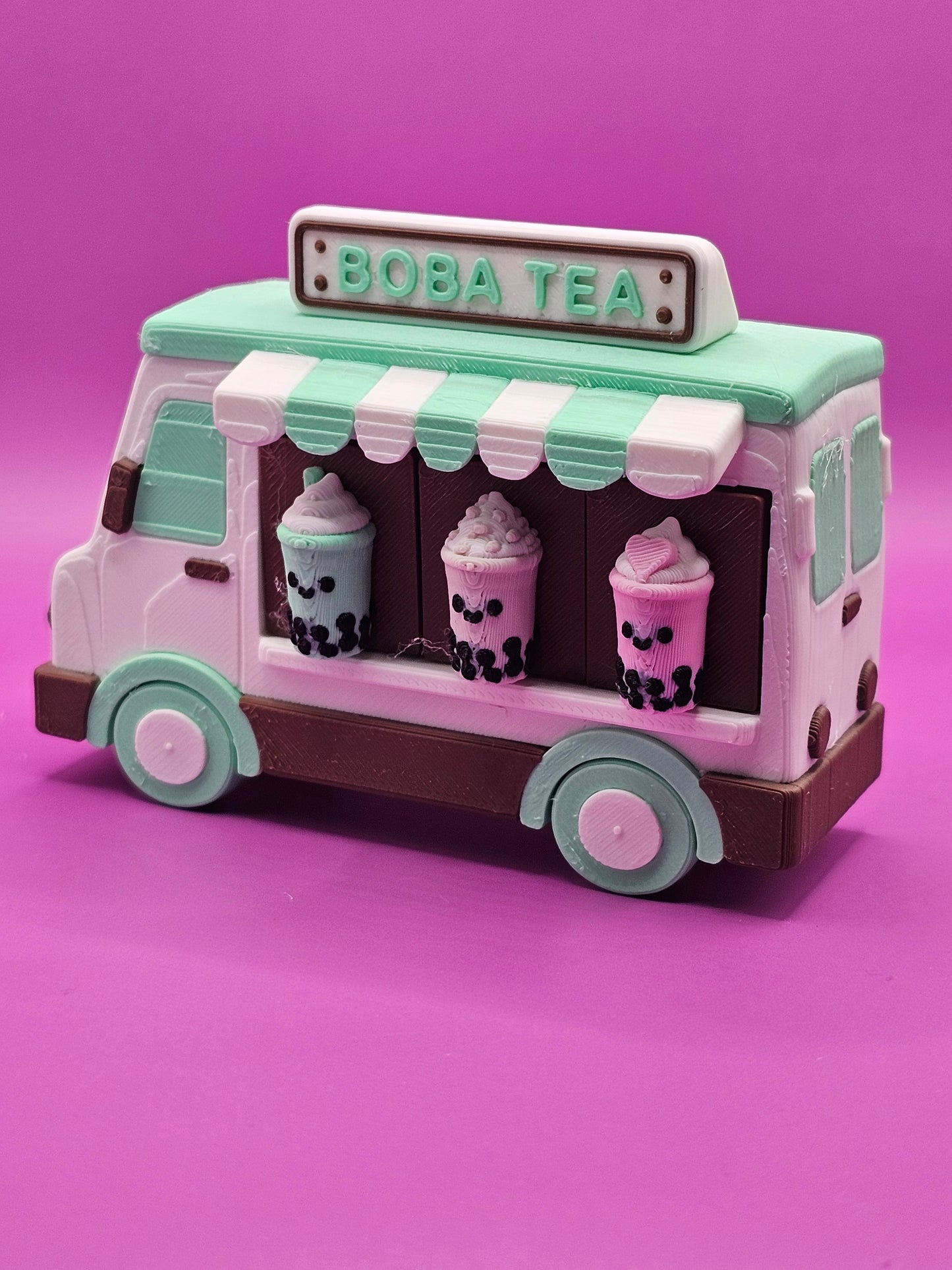 Boba Tea Truck Clicker Fidget