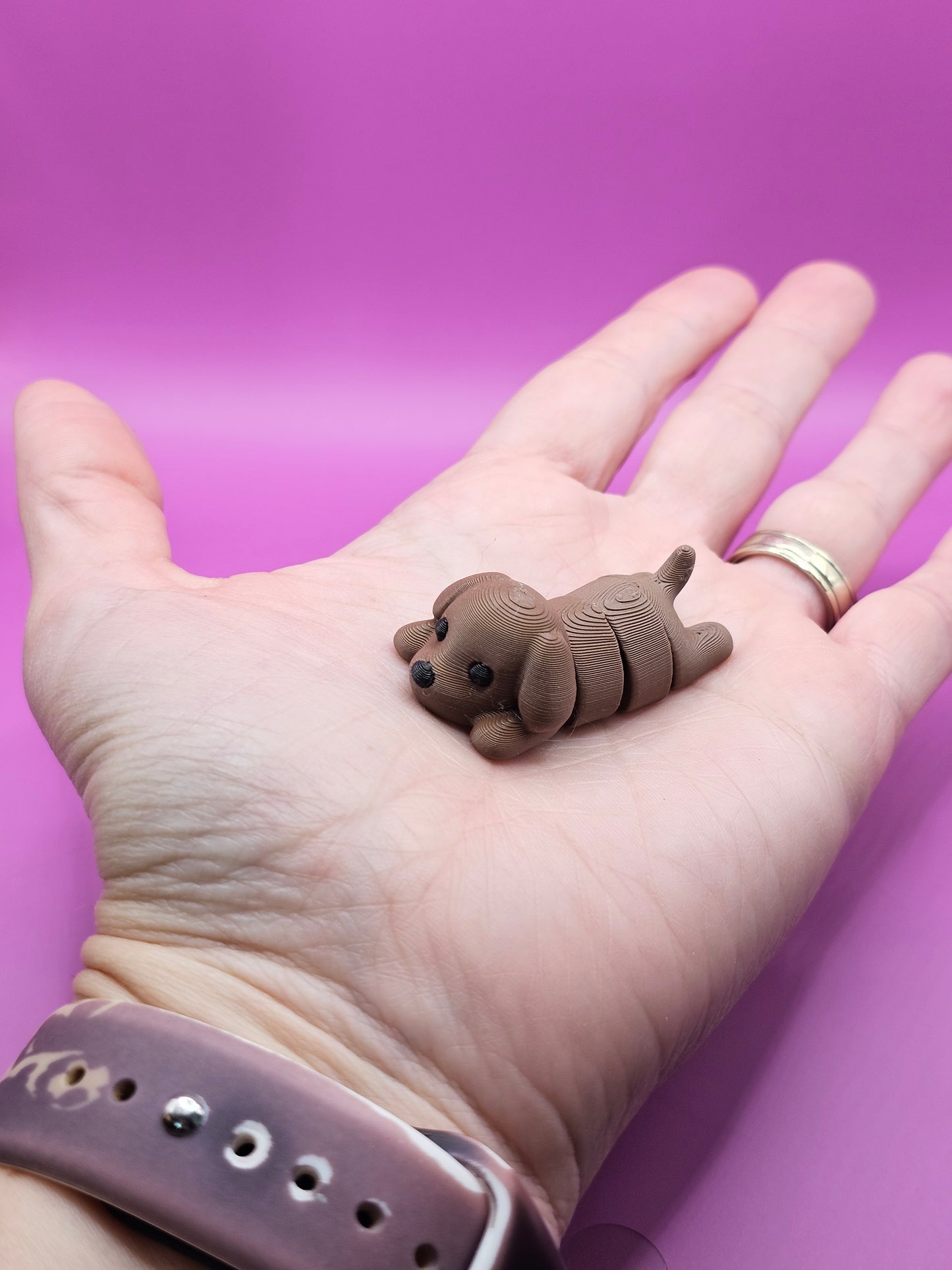 Mini Brown Puppy Fidget