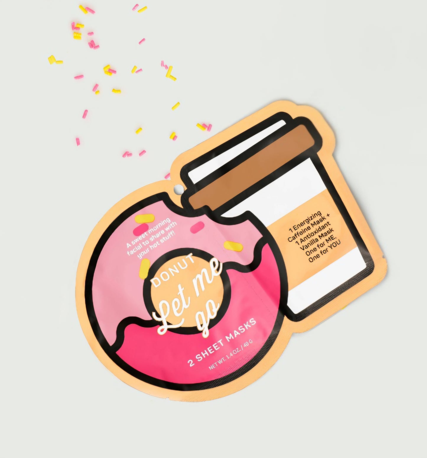 Donut Let Me Go Face Mask Set
