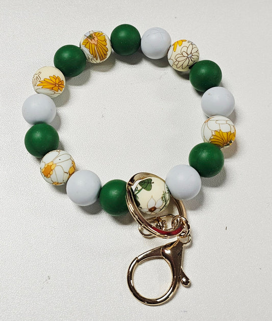 Botanical Beaded Wristlet