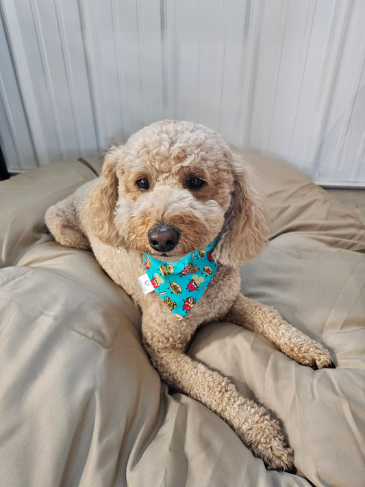 Burger & Fries Scrunchie Pet Bandana