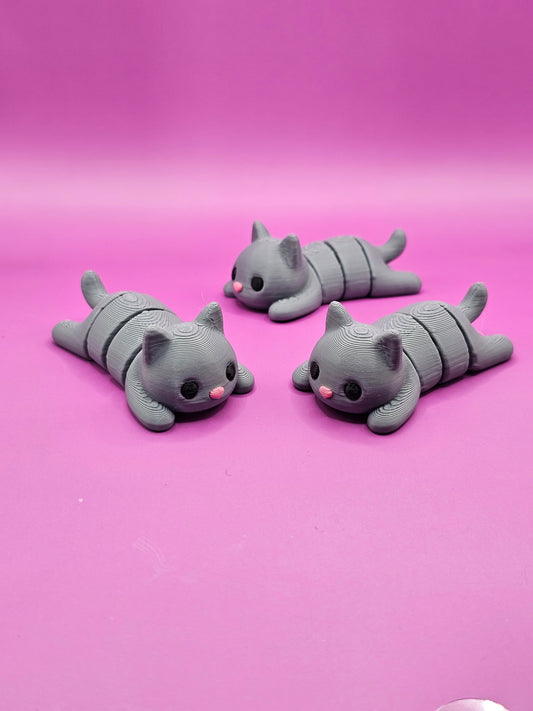 Mini Grey Kitten Fidget