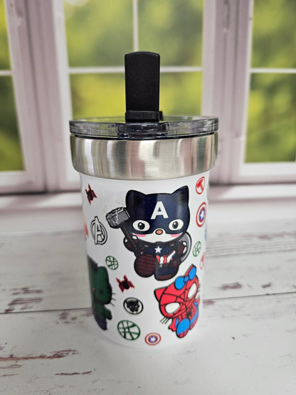 Superhero Cats Water Bottle