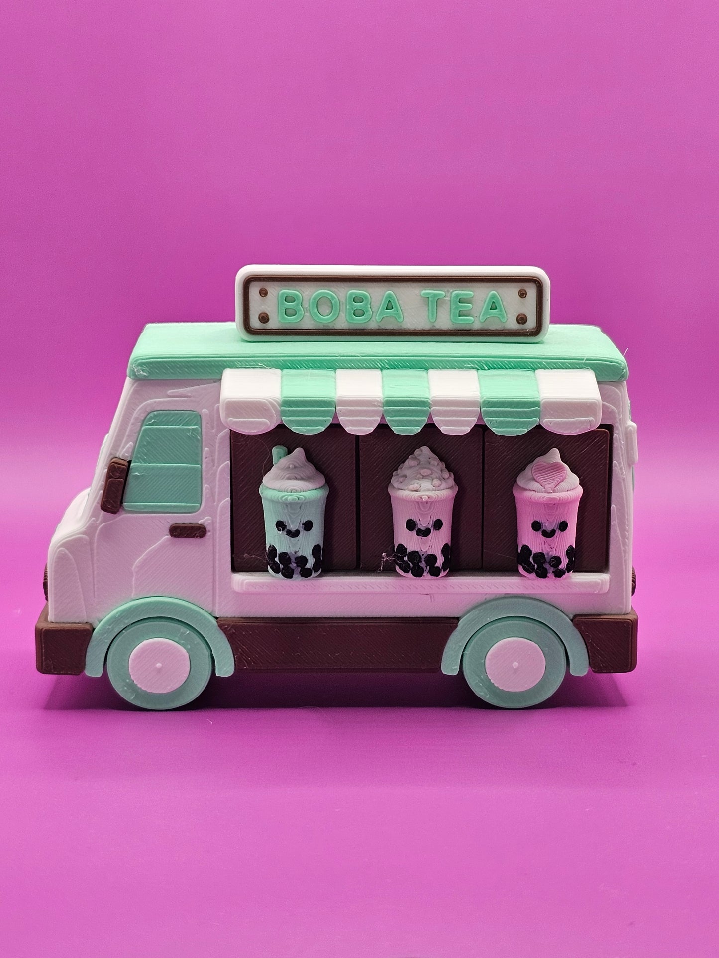 Boba Tea Truck Clicker Fidget