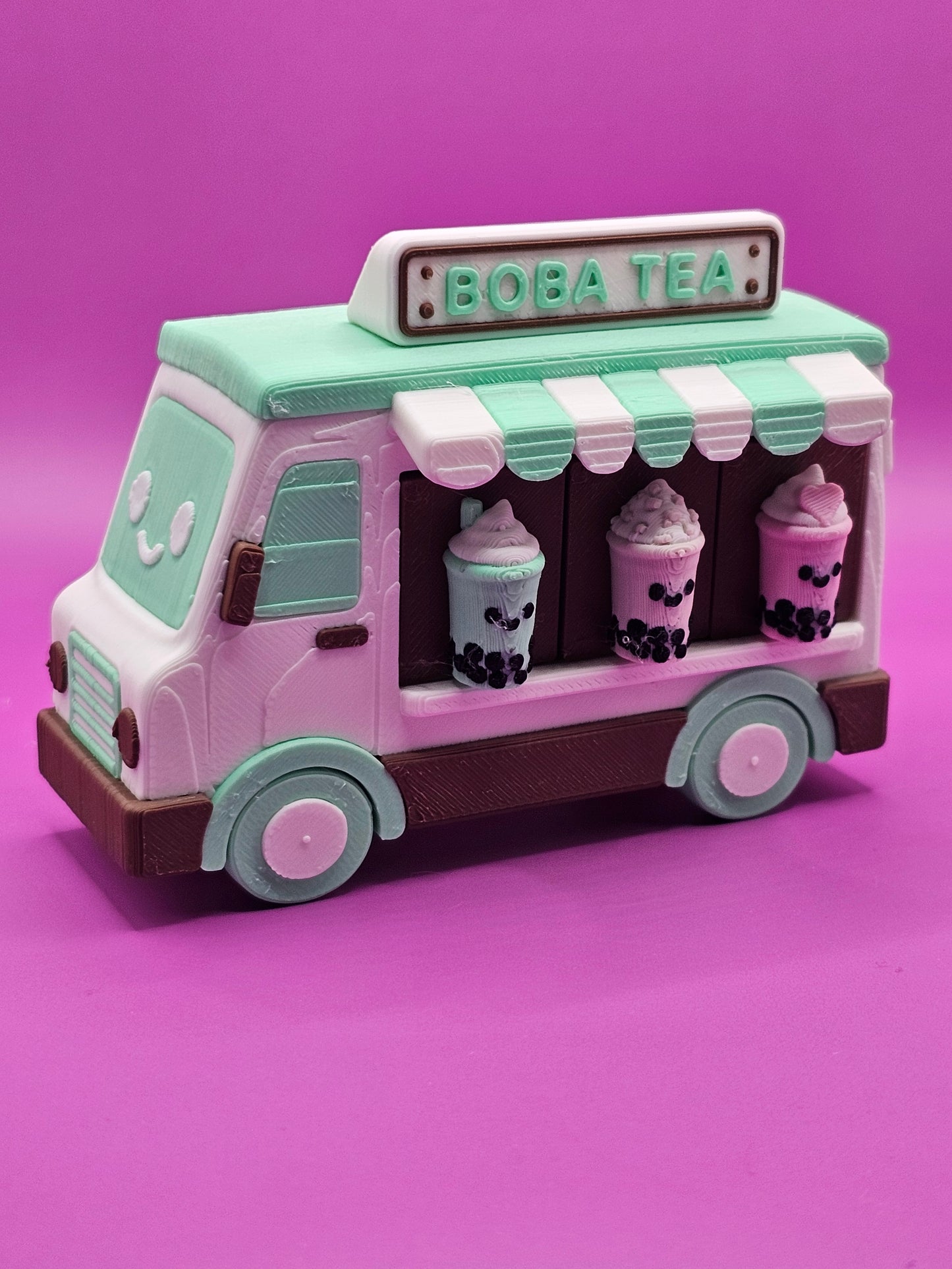 Boba Tea Truck Clicker Fidget