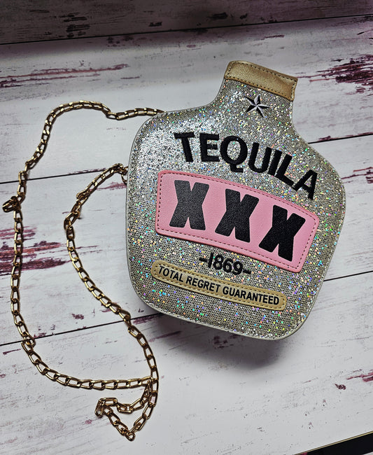 Tequila Purse in Silver