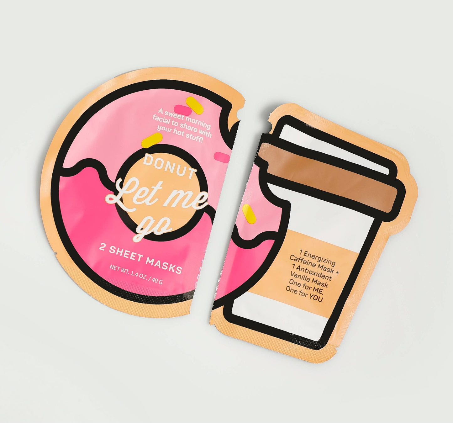Donut Let Me Go Face Mask Set