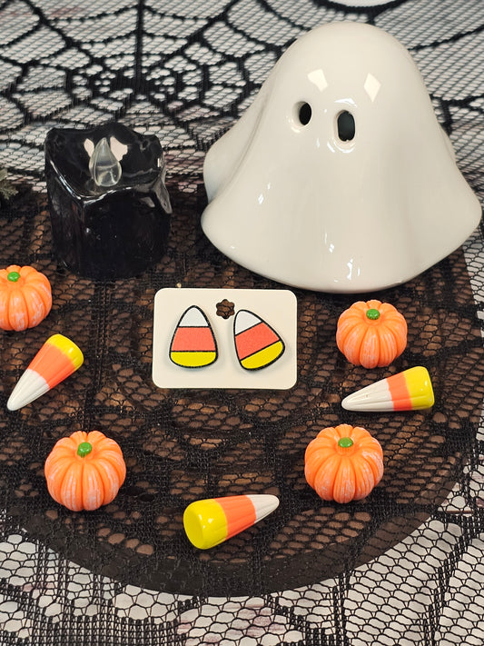 Candy Corn Stud Earrings