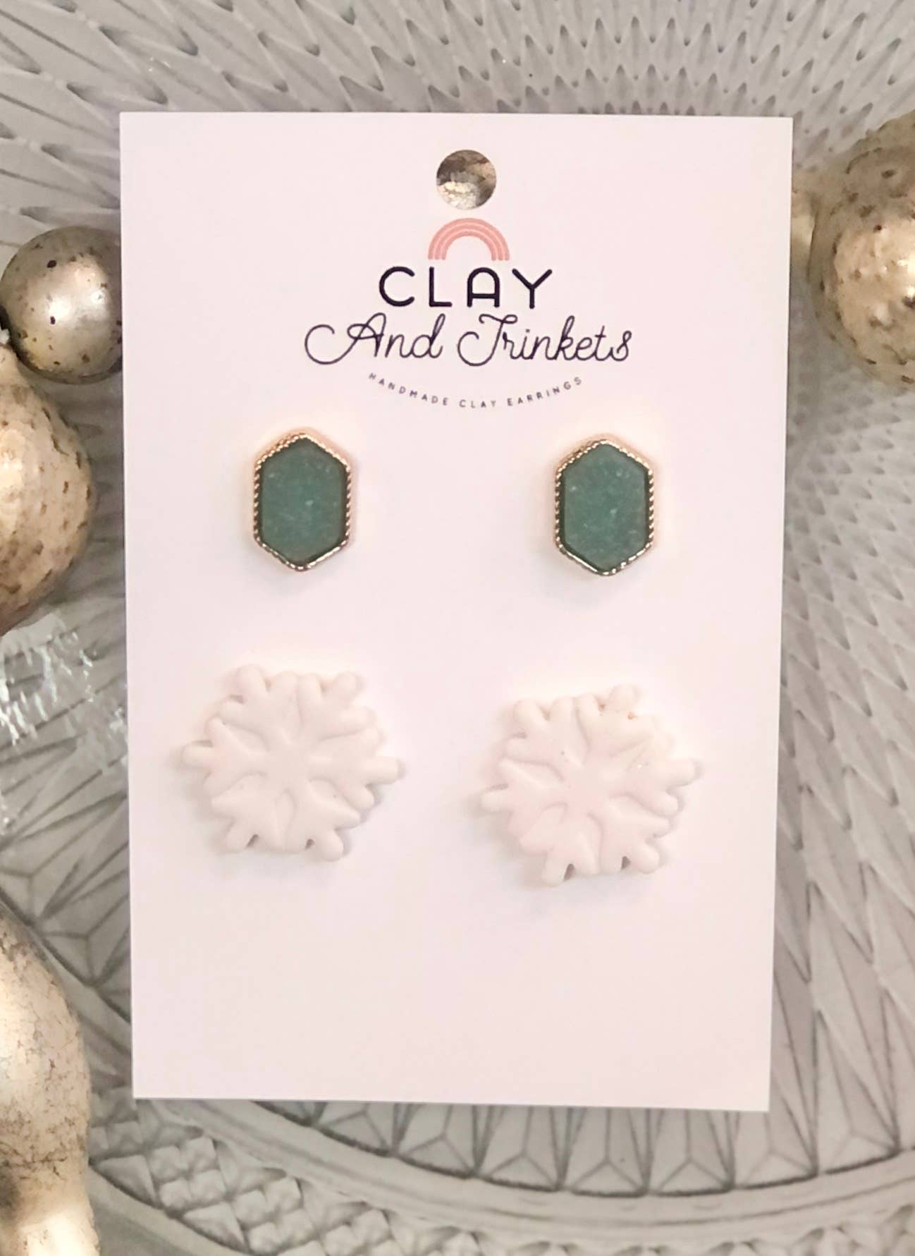 Snowflake Stud Set