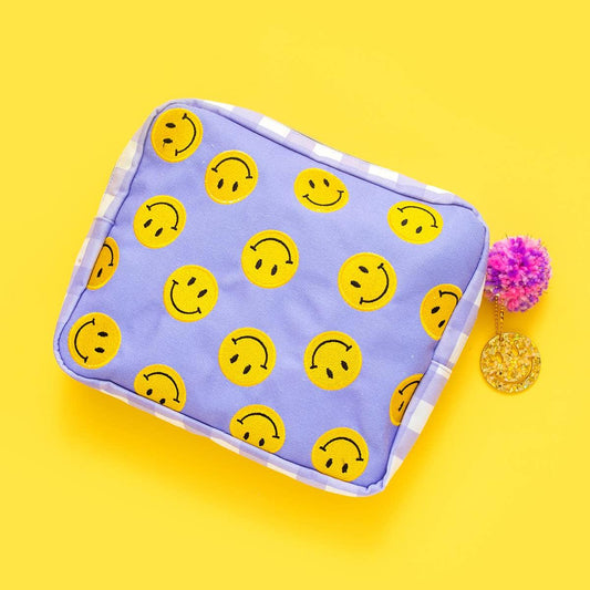 Smiley Pouch Large - Simply Graced Mama