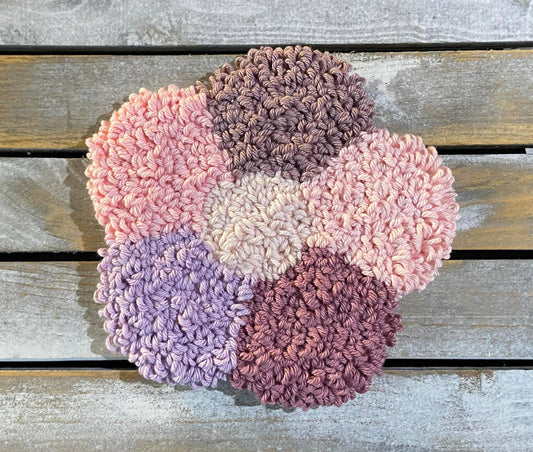 Colorful Flower Mug Rug/Coaster - Simply Graced Mama