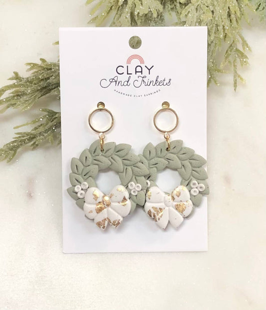 Wreath Dangle Earrings
