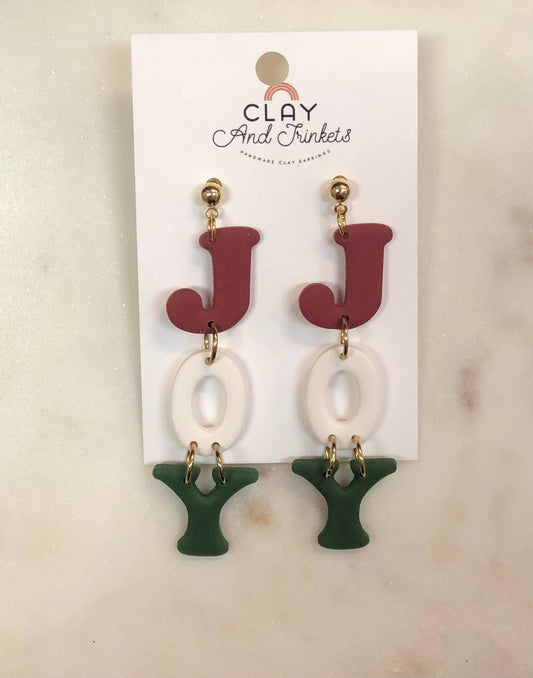 JOY Dangle Earrings - Simply Graced Mama