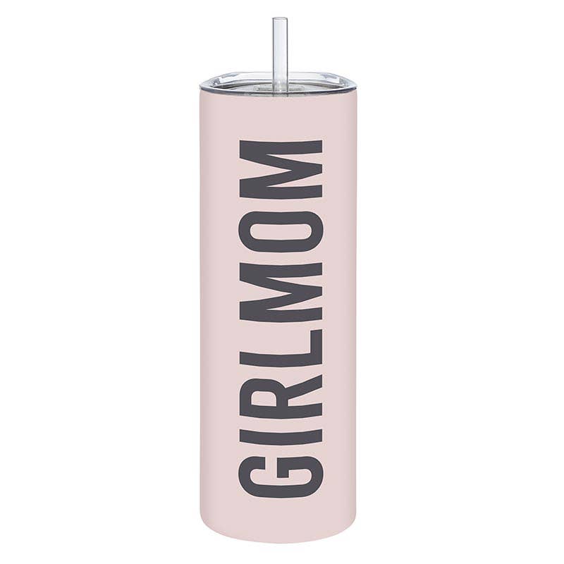 Girl Mom Matte Skinny Tumbler
