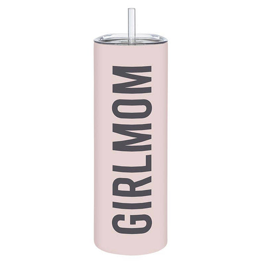 Girl Mom Matte Skinny Tumbler