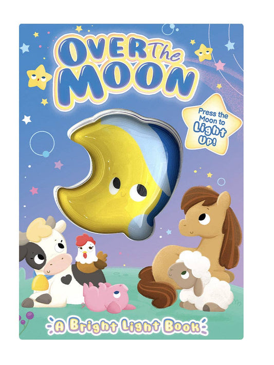 Over the Moon Sensory Touch and Light-Up Board Book - Simply Graced Mama