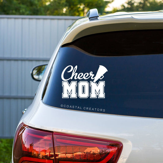 Cheer Mom Vinyl Window Sticker Decal