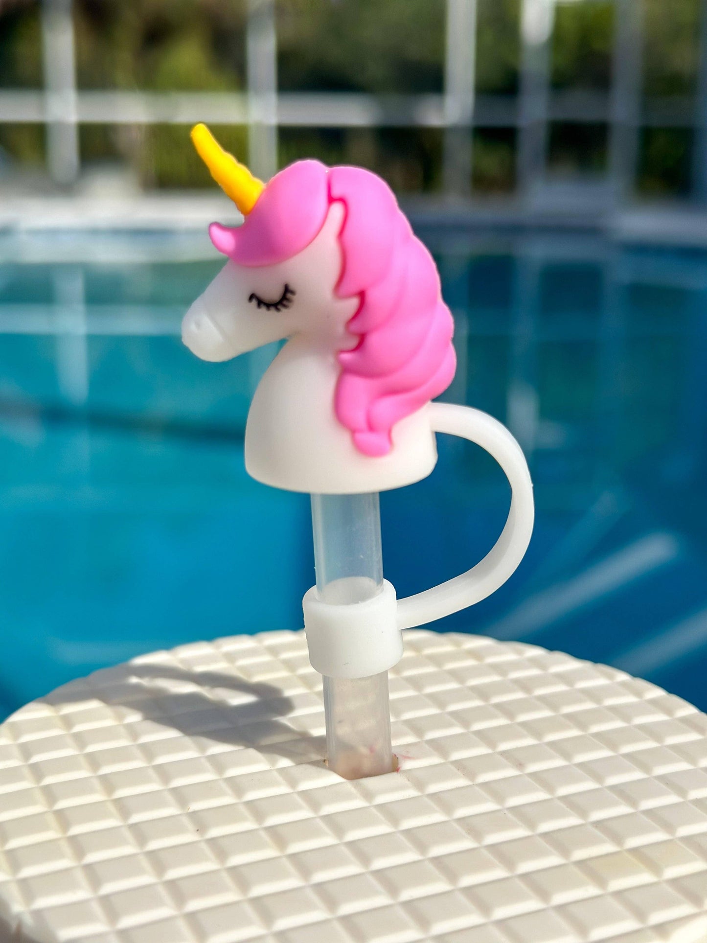 Straw Cover "Unicorn" - Simply Graced Mama