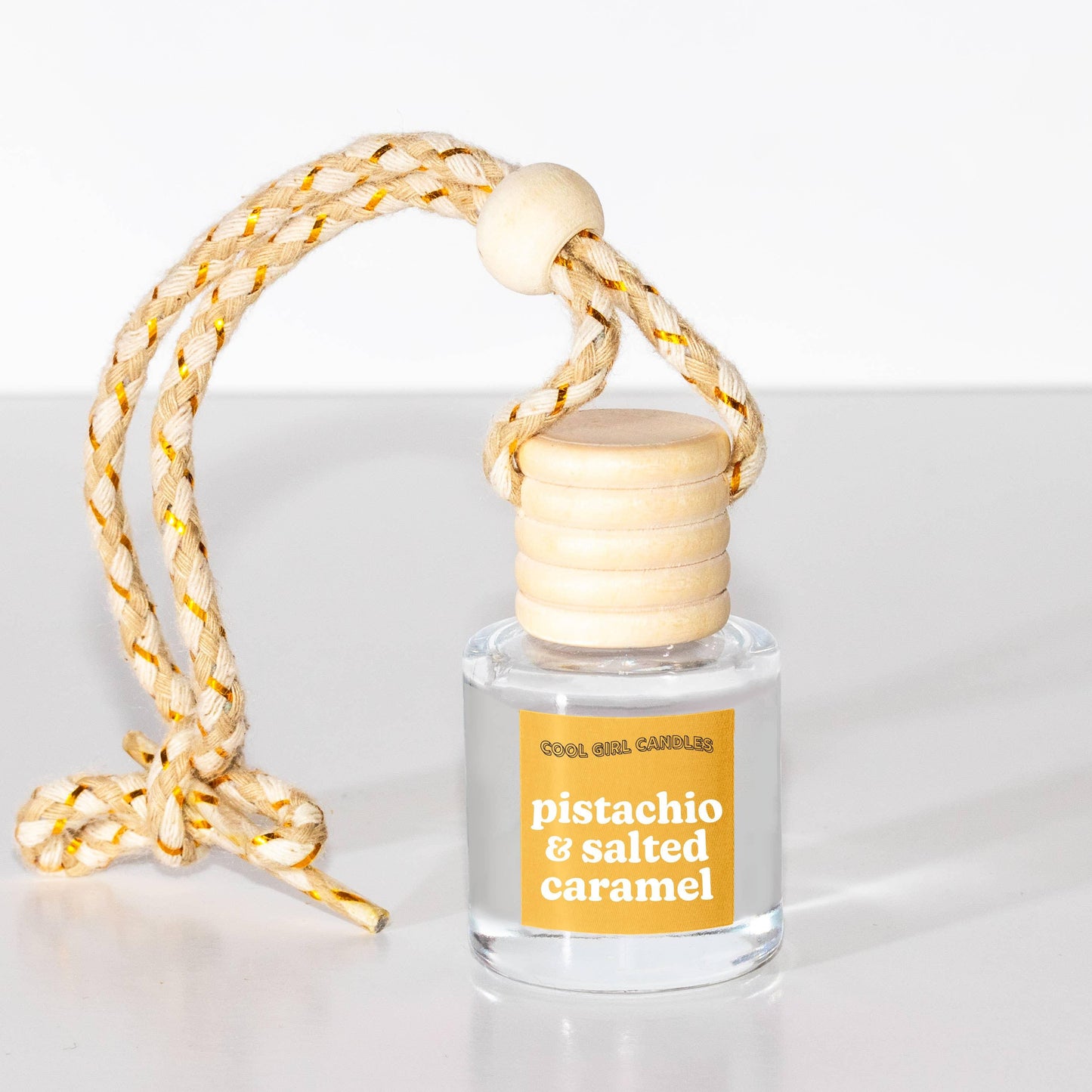 Pistachio & Salted Caramel Scented Car Freshener - Simply Graced Mama