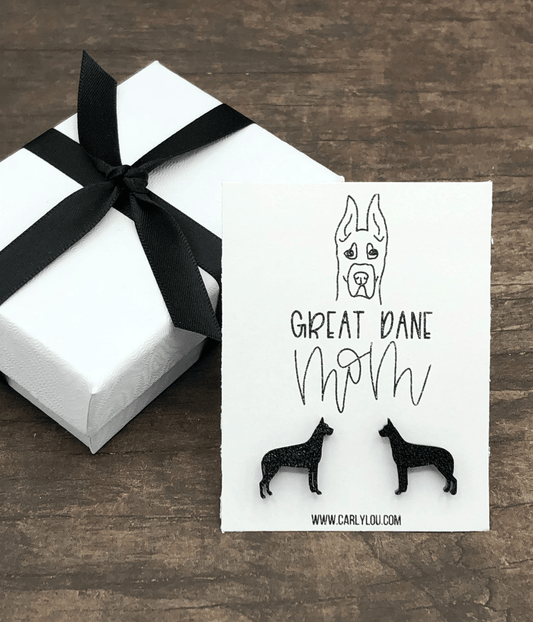 Great Dane Mom Earrings - Simply Graced Mama